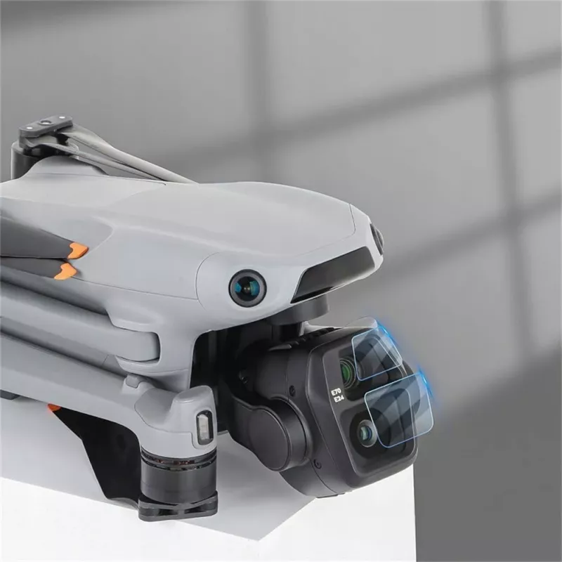 SUNNYLIFE 4x Tempered Glass Lens Protector for DJI Air 3 / Air 3S Drone