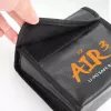 SUNNYLIFE Fireproof LiPo Battery Safe Bag, skirta DJI Air 3 / 3S – talpina 2 baterijas, juoda
