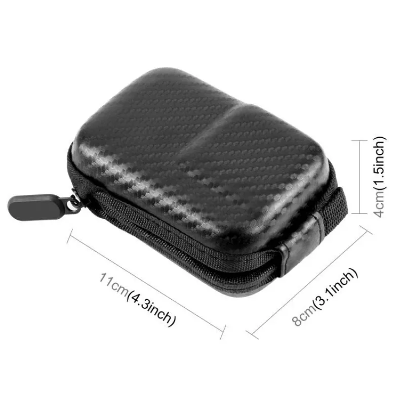 PULUZ Hard Shell Protective Case for DJI Osmo Action 4 / Action 3 - Black (PU946B)