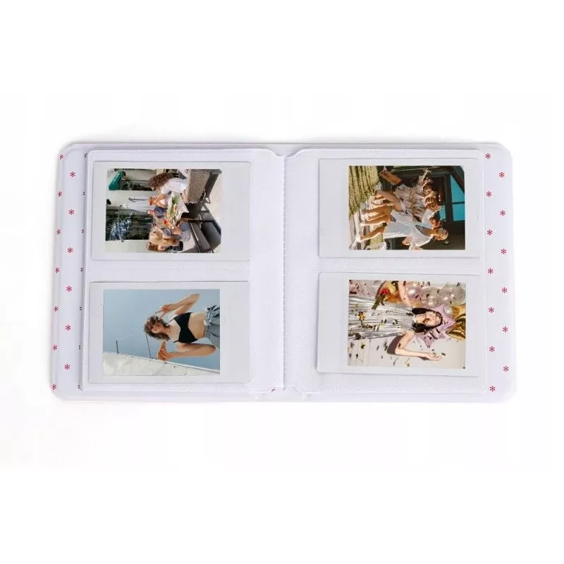 LOVEINSTANT Fotoalbumas 64 nuotraukoms, tinka Fuji Instax Mini 13 12 11 40 41 99 Evo Link / Violetinė