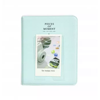 LOVEINSTANT Fotoalbumas 64 nuotraukoms, skirtas Fuji Instax Mini 13 12 11 40 41 99 Evo Link / Žalias