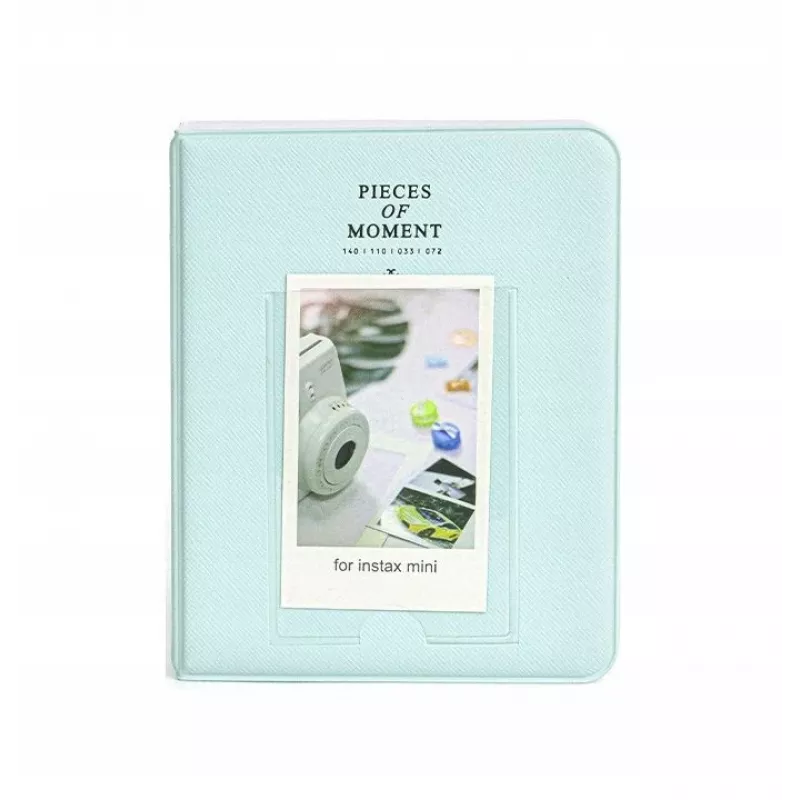 LOVEINSTANT Fotoalbumas 64 nuotraukoms, skirtas Fuji Instax Mini 13 12 11 40 41 99 Evo Link / Žalias