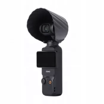 SUNNYLIFE Lens Sun Hood, skirtas DJI Osmo Pocket 3 – juoda
