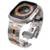 TECH-PROTECT STAINLESS LINE Apple Watch Band 44/45/46/49 mm Titanium/Orange