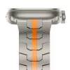 TECH-PROTECT STAINLESS LINE Apple Watch Band 44/45/46/49 mm Titanium/Orange