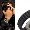 TECH-PROTECT Nylon Pro Apple Watch Strap for Series 6/7/8/9/10/SE/Ultra 1/2 (44/45/46/49 mm) Navy/Grey