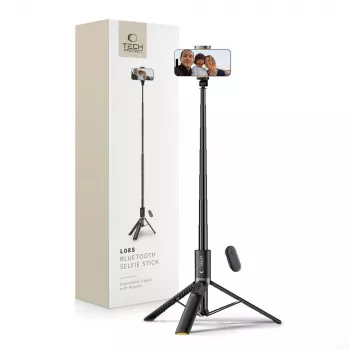 Tech-Protect L08S Selfie Stick Tripod Black