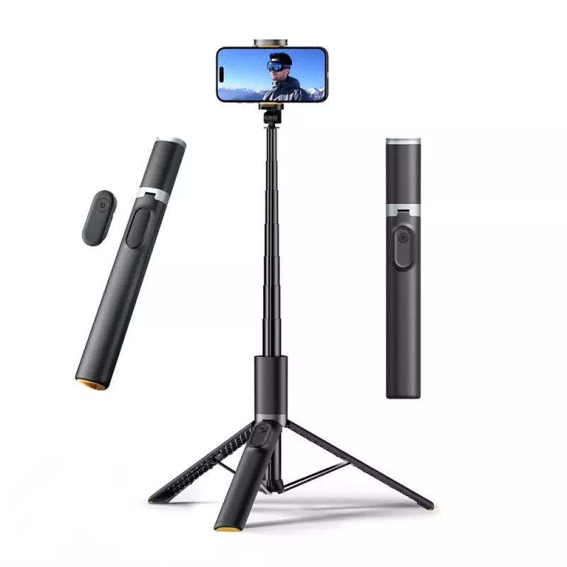 Tech-Protect L08S Selfie Stick Tripod Black