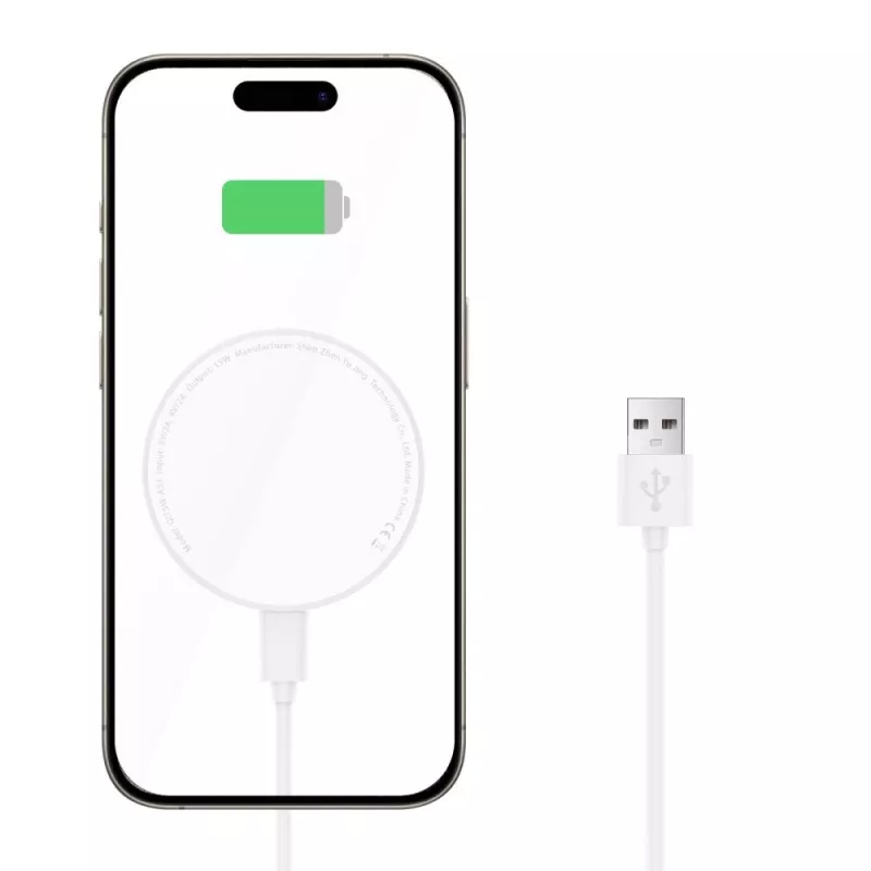 Tech-Protect QI15W-A33 MagSafe belaidis įkroviklis 15W baltas