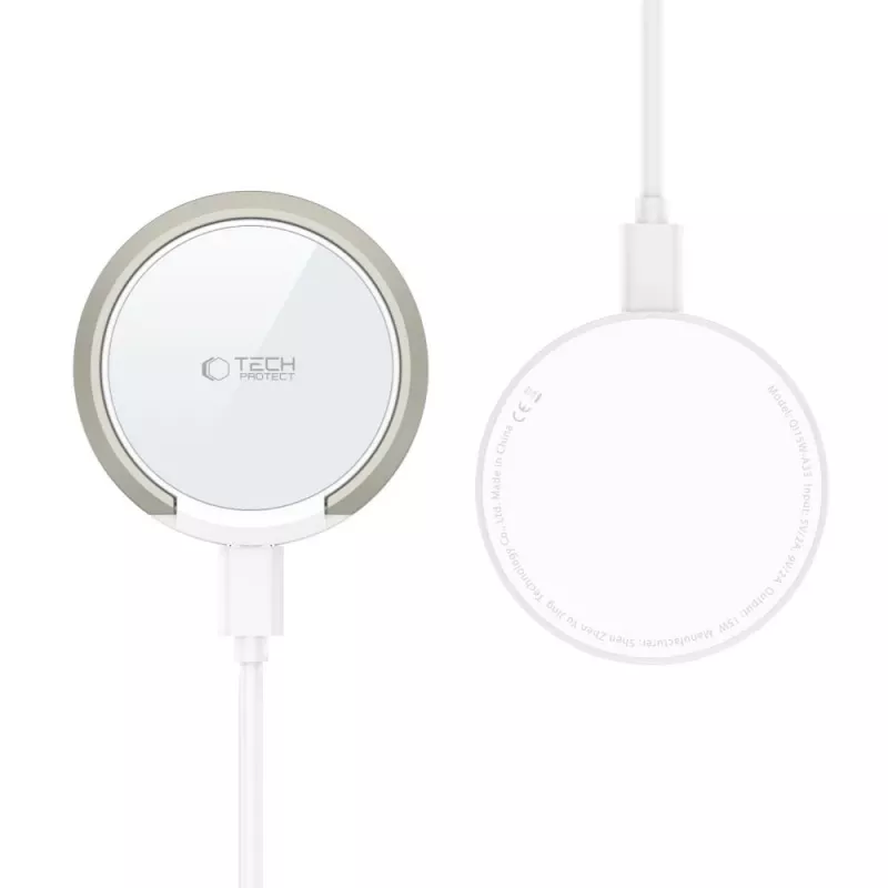 Tech-Protect QI15W-A33 MagSafe belaidis įkroviklis 15W baltas