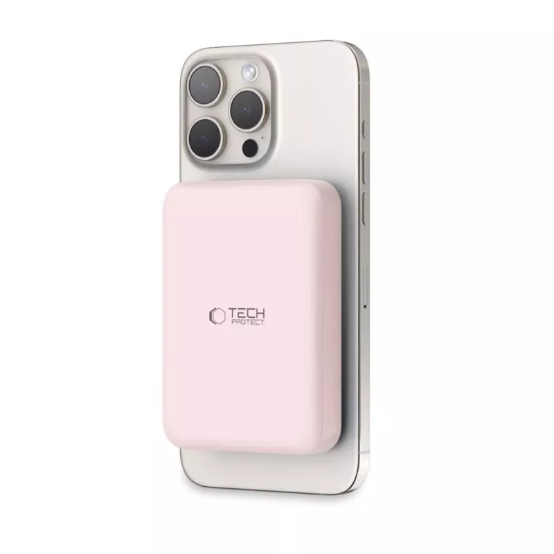 TECH-PROTECT PB11 LIFEMAG MagSafe Power Bank 10000mAh Pink
