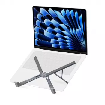 TECH-PROTECT ULS300 Universal Laptop Stand pilka spalva