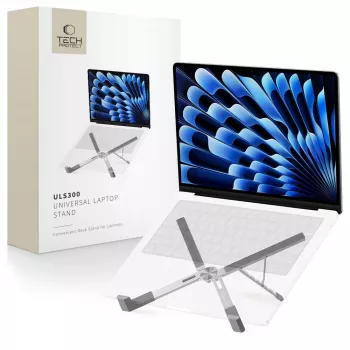 TECH-PROTECT ULS300 Universal Laptop Stand Sidabrinis