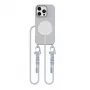 Tech-Protect Magnecklace MagSafe Phone Lanyard for iPhone 16 Pro Max Grey