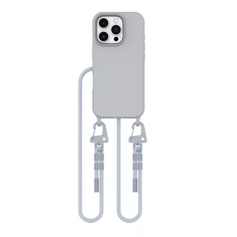 Tech-Protect Magnecklace MagSafe Phone Lanyard for iPhone 16 Pro Max Grey