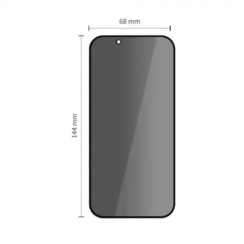 TECH-PROTECT Quick Set SPY+ Privacy Tempered Glass Screen Protector 2-Pack for iPhone 13 / 13 Pro / 14 / 16E / 17E