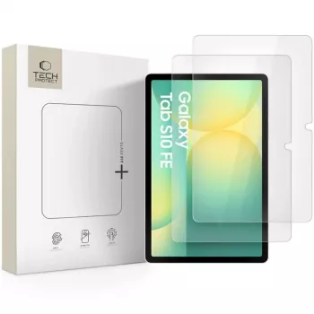 Tech-Protect Glass Fit+ Grūdinto stiklo ekrano apsauga, skirta Samsung Galaxy Tab S7/S8/S9 11.0 / S9 FE/S10 FE 10.9 - Skaidri (2 vnt.)