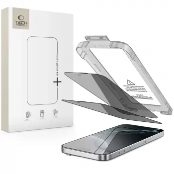 TECH-PROTECT Quick Set Spy+ Privatumo Ekrano Apsauga 2 vnt. Apple iPhone 16 Pro