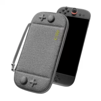 TECH-PROTECT Slim Pouch, skirta Nintendo Switch 2, tamsiai pilka