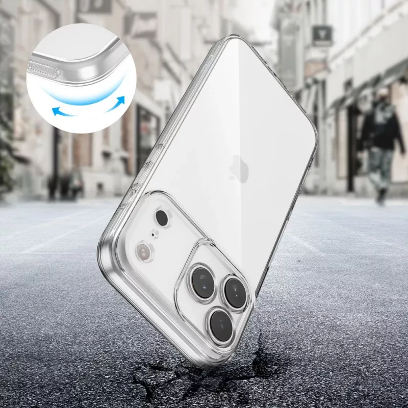 Tech-Protect Flexair iPhone 17 Pro Max skaidrus dangtelis