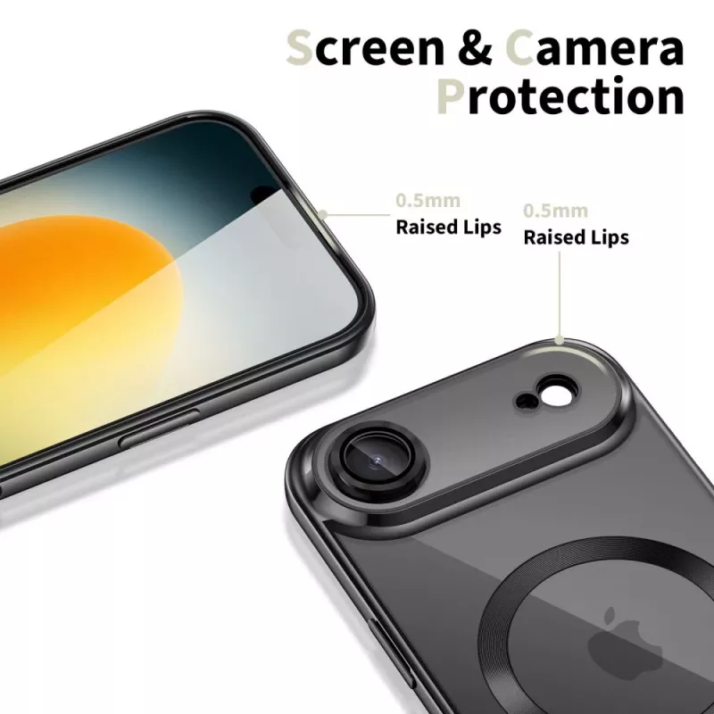 Tech-Protect Magflex Magsafe iPhone 17 Air Shiny Black