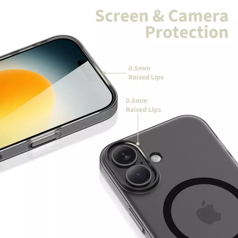 TECH-PROTECT MagSlim MagSafe iPhone 17 Back Cover Matte Black