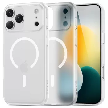 Tech-Protect MagSlim Dėklas iPhone 17 Pro Max, Matinė Balta