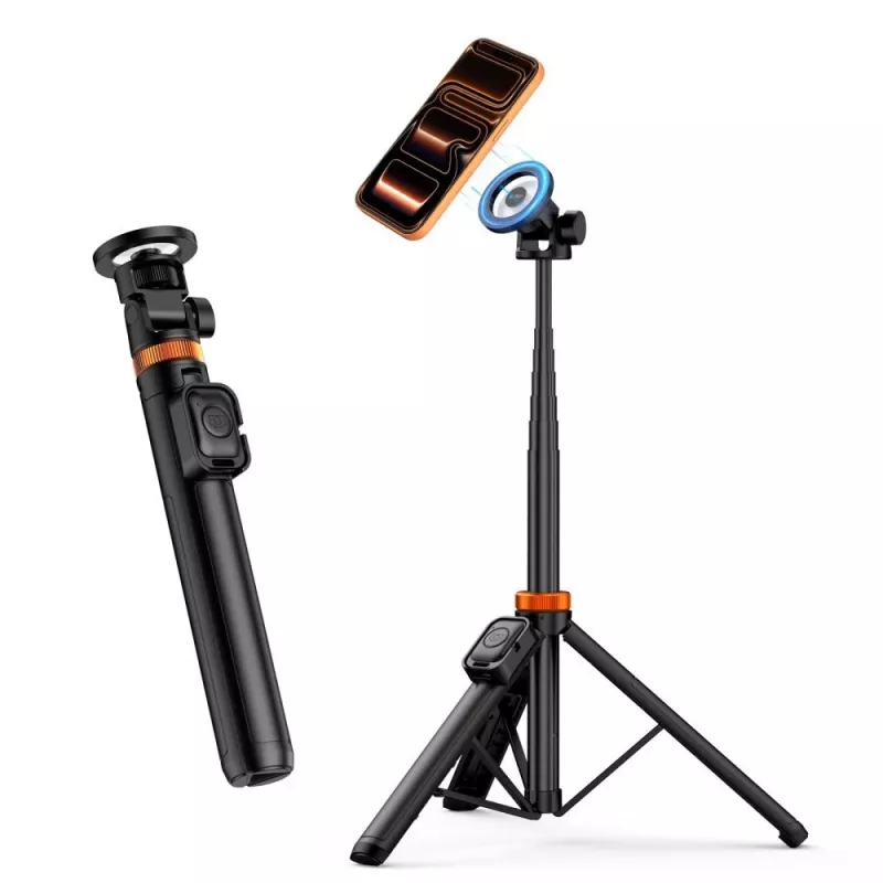 TECH-PROTECT L03S MagSafe Bluetooth Selfie Stick Tripod Black