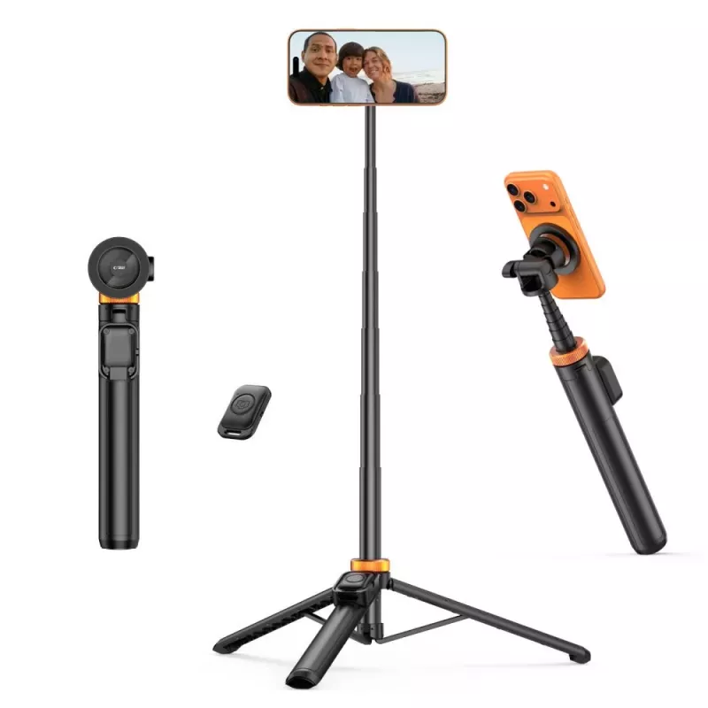 TECH-PROTECT L03S MagSafe Bluetooth Selfie Stick Tripod Black