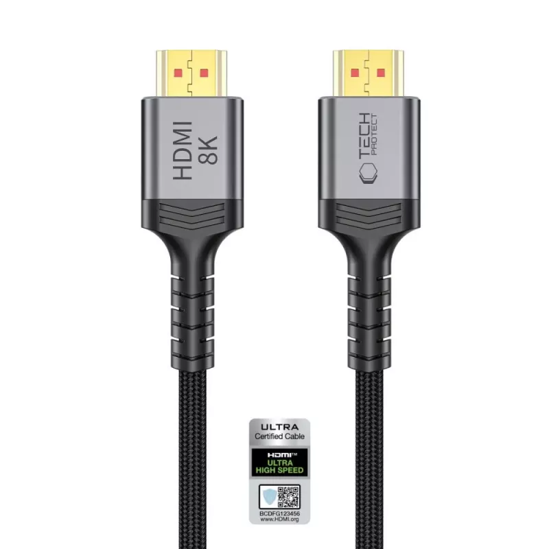TECH-PROTECT ULTRABOOST HDMI 2.1 Cable 4K 120Hz / 8K 60Hz 3m Black
