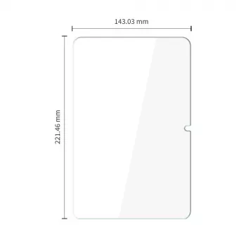 TECH-PROTECT Glass Fit+ Grūdinto stiklo apsauga, skirta Xiaomi Redmi Pad 2 9.7 – 2 vnt. pakuotė, skaidri