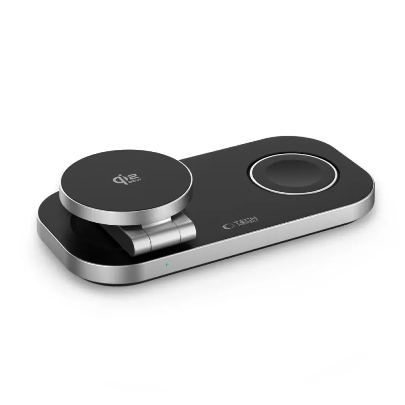 TECH-PROTECT A52 3-in-1 Magnetic MagSafe Wireless Charger 25W Qi2 Black