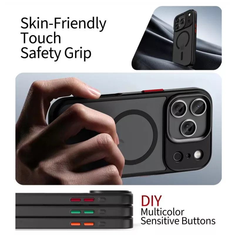 TECH-PROTECT MAGMAT XT 4-SET MAGSAFE IPHONE 17 PRO MAX MATTE BLACK