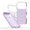 Silikoninis MagSafe dėklas Tech-Protect, skirtas Apple iPhone 17 Pro Max – mauve (malvinė)