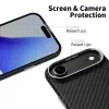 Tech-Protect Ion Carbon Dėklas su MagSafe, iPhone 17 Air, Juoda/Sidabrinė