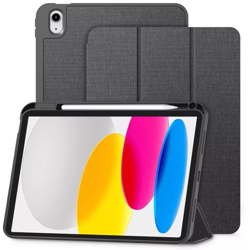 Tech-Protect SC Pen Canvas Case iPad 10,9 colio (10 kartos, 2022) / iPad 11 colio (2025) - Pilka