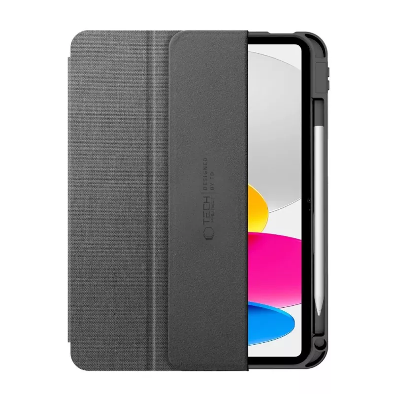 Tech-Protect SC Pen Canvas Case iPad 10,9 colio (10 kartos, 2022) / iPad 11 colio (2025) - Pilka