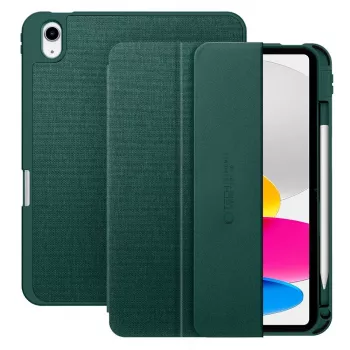 Tech-Protect SC Pen Canvas Folio Dėklas, skirtas iPad 10.9 inch (10th Gen, 2022) / iPad 11 inch (11th Gen, 2025) - Žalias