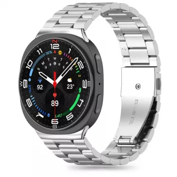 Tech-Protect nerūdijančio plieno apyrankė, skirta Samsung Galaxy Watch 8 / Classic (40/44/46 mm), sidabrinė