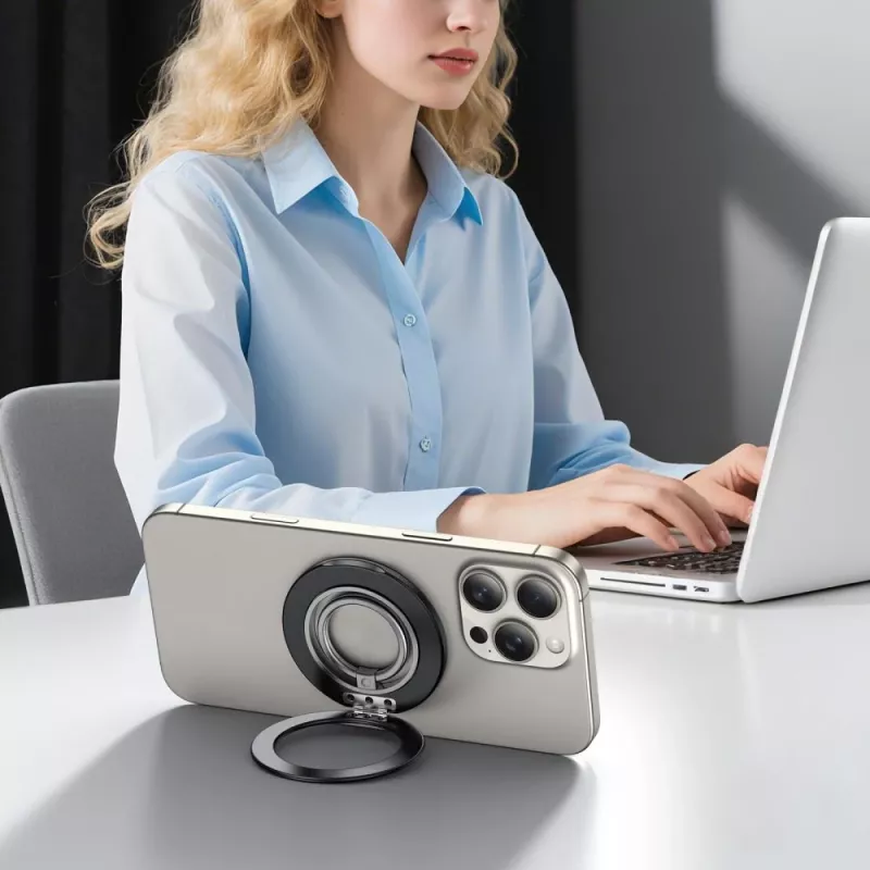 TECH-PROTECT MMR600 Magnetinis MagSafe Telefono Žiedas Satin Black