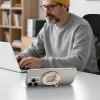 TECH-PROTECT MMR600 Magnetinis MagSafe Telefono Žiedas Satino Aukso Spalvos