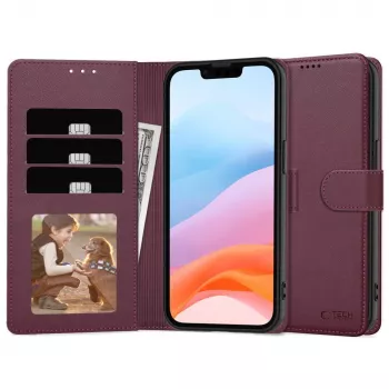 Tech-Protect Wallet Case Samsung Galaxy A17 4G / 5G, Mulberry