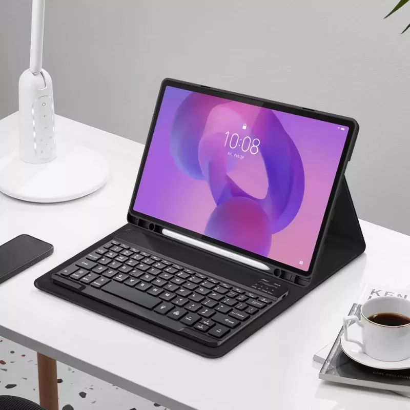 Tech-Protect SC Pen + Keyboard for Lenovo Idea Tab Pro / Pro MT 12.7 TB-373 Black