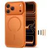 TECH-PROTECT MagPeak MagSafe Back Cover Case for Apple iPhone 17 Pro Max, Matte, Cosmic Orange