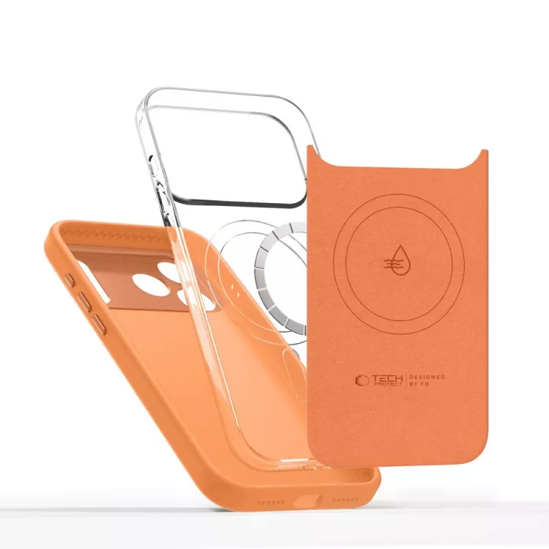 TECH-PROTECT UNIQ MagSafe iPhone 17 Pro Back Cover Cosmic Orange