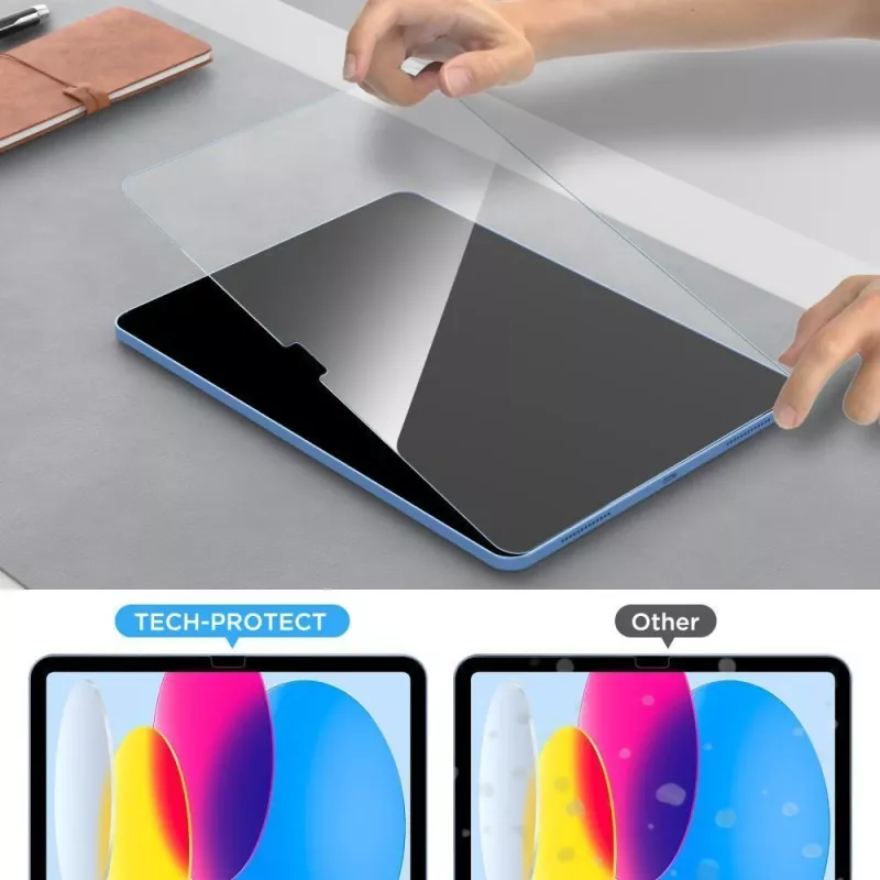 TECH-PROTECT Glass Fit+ 2-Pack Apsauginis Stiklas Samsung Galaxy Tab A9+ / A11+ Plus 11.0 colių (SM-X210/X215/X216/X230/X235/X236) Skaidrus