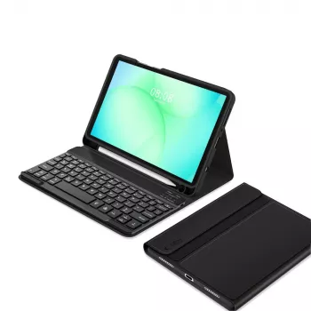 Tech-Protect SC PEN + KB Dėklas Samsung Galaxy Tab A9 / A11 8.7 inch X110 / X115 / X133 / X135, Juodas