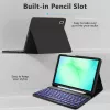 Tech-Protect SC PEN + KB Dėklas Samsung Galaxy Tab A9 / A11 8.7 inch X110 / X115 / X133 / X135, Juodas