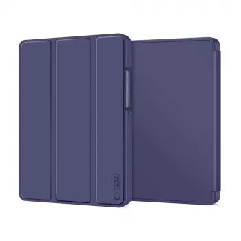 TECH-PROTECT SmartCase, Samsung Galaxy Tab A9+ / A11+ Plus 11.0 colio, X210/X215/X216/X230/X235/X236, tamsiai mėlyna