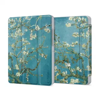 Tech-Protect Smart Case, skirta Samsung Galaxy Tab A9+/A11+ - Sakura vyšnios žiedo raštas